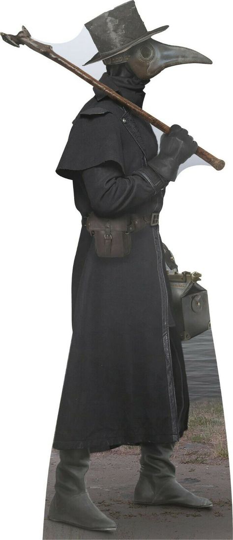 59 x 25 inches. Our cardboard cutout of a Plague Doctor. All cardboard cutouts come folded and have an easel attached to the back to be self-standing. Items are printed and produced to order. Printing and processing takes up to 5 business days plus shipping time. Pleg Doctor, Plague Doctor Outfit, Medieval Plague Doctor, Plague Doctor Costume, Plague Doctors, Halloween Board, Doctor Mask, Doctor Outfit, Cardboard Cutouts