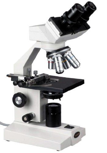 AmScope 40X-2000X Biological Compound Microscope with Mechanical Stage $195.00 Compound Light Microscope, Homeschool Science Projects, Light Microscope, Compound Microscope, Clinical Laboratory, Digital Microscope, Page Borders Design, Best Gifts For Him, Microscopes