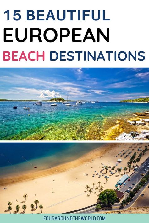 Exploring Europe should be on everyone’s bucket list, and there is no better way than starting with the best this continent has to offer – the stunning beaches. We’ve put together the ultimate guide to the best European beach destinations to help you plan that epic beach trip to some of the most stunning places in all of Europe. European Beach, Beach Holiday Destinations, Best Beaches In Europe, Lake Annecy, Beach Destinations, Vacation Itinerary, Famous Beaches, Secluded Beach, European Vacation