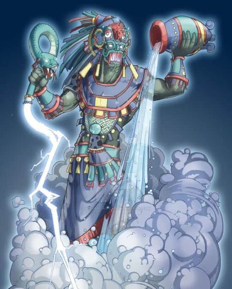 12 Major Aztec Gods And Goddesses You Should Know About Aztec Gods, Rain Tattoo, Aztec Artwork, Ancient Mexico, Mexican Artwork, Aztec Empire, Maya Art, Aztec Culture, Mayan Art