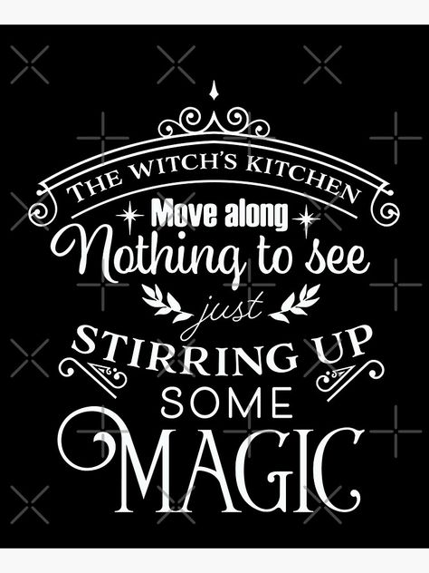 "The Witches Kitchen Funny Halloween Quote " Apron by Tatt-Hooligans | Redbubble Kitchen Witch Quotes, Witch Saying Quotes, Funny Witch Quotes, Kitchen Witch Sayings, Witch Quotes Funny Halloween, Witch Phrases Sayings, Witchy Kitchen, Halloween Quotes Funny, Create Quotes