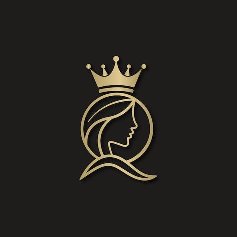 Business Starter Ideas, Q Letter, Queen Logo, Business Branding Inspiration, Salon Logo Design, Typographic Logo Design, Logo Design Inspiration Creative, S Logo Design, Logo Design Free Templates