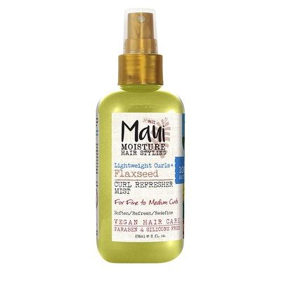 Maui Moisture, Moisture Mist, Spray Moisturizer, Vegan Hair Care, Vegan Hair, Citrus Oil, Flaxseed Oil, Beauty Products Drugstore, Flaxseed