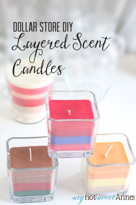 Diy Wedding Presents, Types Of Candles, Layered Candles, Candle Making Equipment, Expensive Candles, Dollar Store Candles, Homemade Scented Candles, Diy Scent, Making Candles Diy