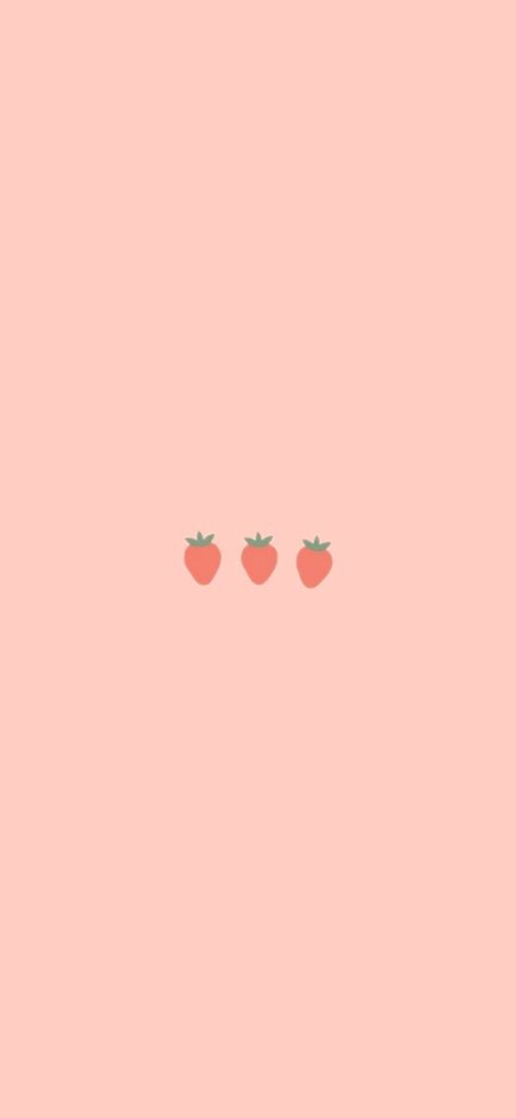 Strawberry Aesthetic, Pink Strawberry, Pink Background, Cute Pink, Strawberries, Iphone Wallpaper, Wallpapers, Iphone, Pink