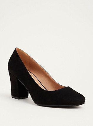 Plus Size Almond Toe Pumps (Wide Width), BLACK Simple Black Heels Closed Toe, Short Black Heels Closed Toe, Semi Formal Shoes Women, Black Formal Shoes Women, Black Heels Closed Toe, Black Heels Formal, Black Formal Heels, Black Short Heels, Formal Shoes Women