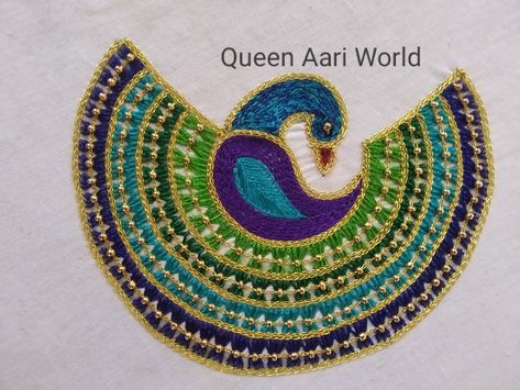 Aari Work Water Filling Tracing Patterns, Stencil Patterns Aari Work, Butterfly Stitches In Aari Work, Aari Work Images, Sheaf Stitch Embroidery Design Picture, Stripped Leaf Stitch Design In Aari, Pistil Stitch Embroidery Designs, Pattern Stitch Design In Aari Work, Honey Comb Stitch In Aari