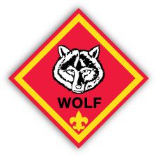 Wolf: The Wolf program is for boys in second grade                                                 (or are age 8). To earn the Wolf badge, a boy must pass 12 achievements involving simple physical and mental skills. The trail to the rank of Wolf Cub Scout is more challenging. After earning the Wolf badge, Scouts complete various electives to earn gold and silver arrow points to proudly wear on their uniform shirt. Wolf Ranks, Cub Scout Uniform, Cub Scouts Wolf, Tiger Scouts, Wolf Scouts, Scrapbook Images, Scouts Crafts, Cub Scout, Eagle Scout