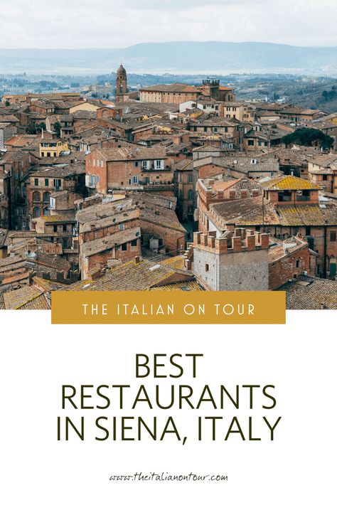 Slow Food Restaurants in Siena, Italy | The Italian On Tour Sienna Italy, Italy Tips, Hen Weekend, Siena Italy, Italy Travel Tips, Italy Travel Guide, Amazing Travel Destinations, Amazing Travel, Slow Food