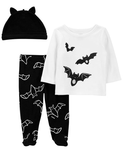 Baby Halloween Outfits, Girls Halloween Outfits, Halloween Top, Black And White Baby, Baby Unisex, Halloween Baby, Pant Sets, Baby Leggings