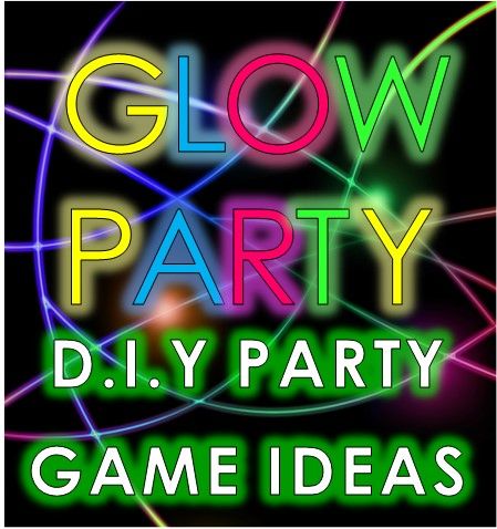 Best Glow Party Ideas and Neon Party Games to Rock your Teen Party! Neon Party Games, Glow Party Games, Glow Party Ideas, Camping Party Games, Party Games For Teens, Glow Stick Wedding, Party Game Ideas, Glow Games, Diy Party Games