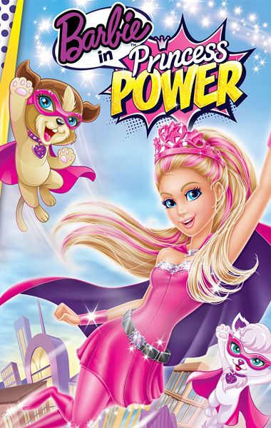 Barbie In Princess Power Genre: Animation Rating: G Starring: Rebecca Husain, Patrica Drake, Britt Irvin Synopsis: Barbie stars as Kara, a modern-day princess with an everyday life. One day, after being kissed by a magical butterfly, Kara soon discovers she has amazing super powers allowing her to transform into Super Sparkle, her secret, crime-fighting alter ego who flies around the kingdom ready to save the day! Britt Irvin, Barbie Princess Power, Barbie Movies List, Film Barbie, Princess Power, Super Princess, Full Mon, Free Barbie, Hugo Weaving