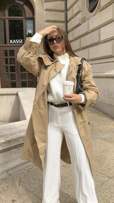 Styling Trench Coat, Beige Trench Coat Outfit, Trench Coat Looks, Trench Coat Outfit Spring, Trench Coat Outfit Ideas, Trench Coat Outfits, Coat Outfit Ideas, Trench Outfit, Trench Coat Beige