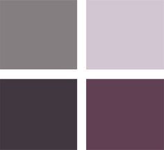 Love these bedroom colors, have it in our master with the dark purple as a accent to our cream walls. Looks great with White & Gray bedding. Purple Gray Bedroom, Grey Bedroom Colors, Oasis Decor, Grey And White Bedding, Kids Bedroom Remodel, Bedroom Purple, Guest Bedroom Remodel, Small Bedroom Remodel, Neutral Bedrooms