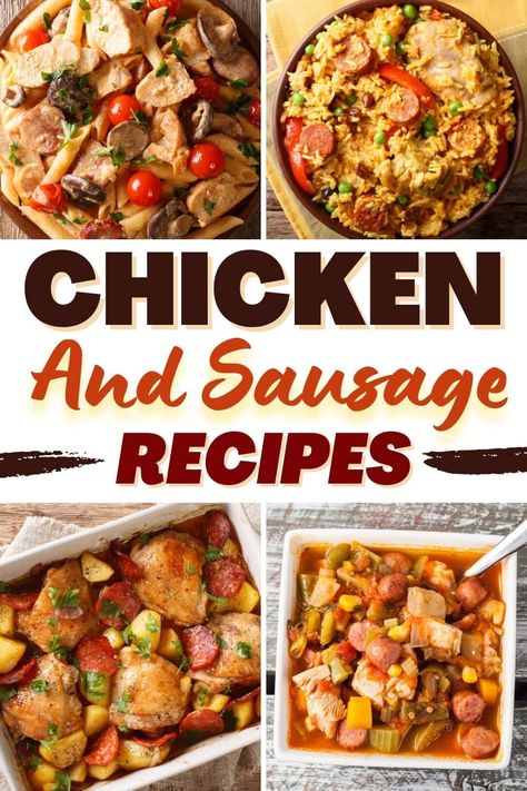 Chicken And Kielbasa Recipes, Chicken And Sausage Recipes, Johnsonville Sausage Recipes, Spicy Sausage Recipes, Smoked Sausage Recipes Pasta, Beef Sausage Recipes, Easy Sausage Recipes, Slow Cooker Jambalaya, Chicken Sausage Recipes