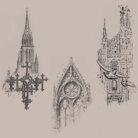 Architecture designs ♡ • • • • #gothicarchitecturetattoo #gothictattoos #cybersigilism #ignorantstyletattoo #architecturetattoos #ignoranttattooflash Gothic Architecture Tattoo Design, Cathedral Tattoo Gothic, Architecture Tattoo Design, Cybersigilism Castle, Gothic Arch Tattoo, Greek Building Tattoo, Architectural Tattoos, Cathedral Tattoo Design, Gothic Church Tattoo