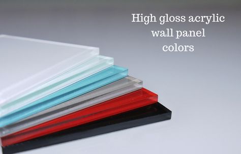 High gloss acrylic wall panels come in arctic white, glacier green, blue attol, mocha brown, carbon black and titan gray. In this article learn 5 little known facts about these panels. Gloss Walls, Walls Panels, Acrylic Shower Walls, Kitchen Feature Wall, Acrylic Wall Panels, Kitchen Wall Panels, Shower Remodel Diy, Bathroom Paneling, Back Painted Glass