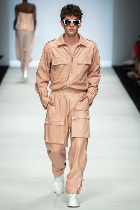 Men Jumpsuit Fashion, Generation Alpha, Fashion Collection Inspiration, Male Outfits, Milan Men's Fashion Week, Men Jumpsuit, Masculine Fashion, Monochromatic Fashion, Formal Design