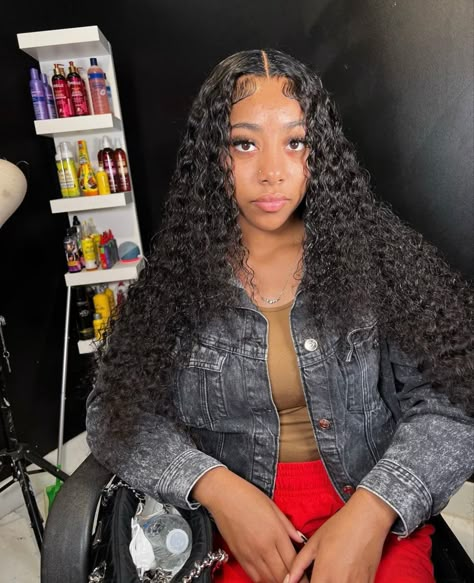 Deep Wave Sew In Middle Part, Closure Sew In Deep Wave, Middle Part Deep Wave Sew In, Middle Part Deep Wave Wig Install, Middle Part Deep Wave, Middle Part Curly Sew In, Middle Part Deep Wave Wig, Deep Wave Wig, Curly Sew In Weave