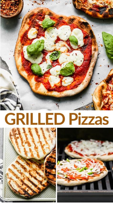 Grilled Pizzas, Easy Grilled Pizza, Grilled Pizza Recipes, Italian Pizza Recipe, Tastes Better From Scratch, Bbq Pizza, Pizza Making, Easy Grilling, Grilled Pizza