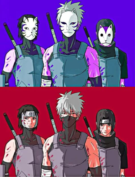 Kakashi And Itachi, Yamato Kakashi, Kakashi X Yamato, Yamato Naruto, Cartoon Naruto, Naruto Clans, Itachi And Sasuke, Kubo And The Two Strings, Love Fanart