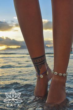 Maori Ankle Tattoo For Women, Polynesian Ankle Tattoo For Women, Native American Ankle Tattoos, Samoan Ankle Tattoo For Women, Boho Ankle Tattoo, Band Ankle Tattoo, Hawaiian Ankle Tattoo, Cuff Tattoo Ankle, Wrapped Ankle Tattoos