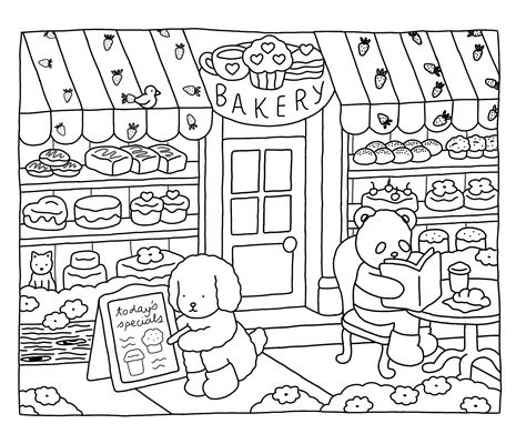 Bobby Goods Coloring Page Christmas, Bobbie’s Goods Coloring Pages, Fall Bobbie Goods Coloring Pages, Bobbi Goods Coloring Pages, Colouring Pages Bobbie Goods, Bobbie Goods Coloring Pages Bakery, Boogie Goods Coloring Pages, Bobby Brown Coloring Pages, Coloring Pages Aesthetic Bobbie Goods