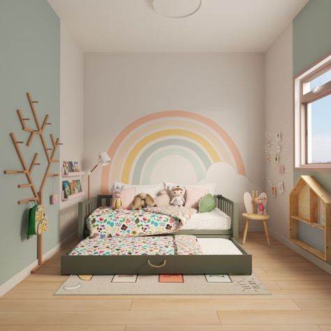 Unisex Bedroom Kids, Bedrooms Decorations, Modern Kids Bedrooms, Kids Bed Room, Home Decor Business, Kids Room Murals, Kids Room Interior Design, Kids Bedroom Inspiration, Toddler Room Decor