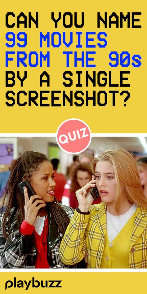 Buzzfeed Trivia Quizzes, Buzzfeed Movies, Trivia Night Questions, Movies From The 90s, Movie Quiz Questions, 90s Quiz, Zimbio Quizzes, Movie Trivia Quiz, Film Quiz