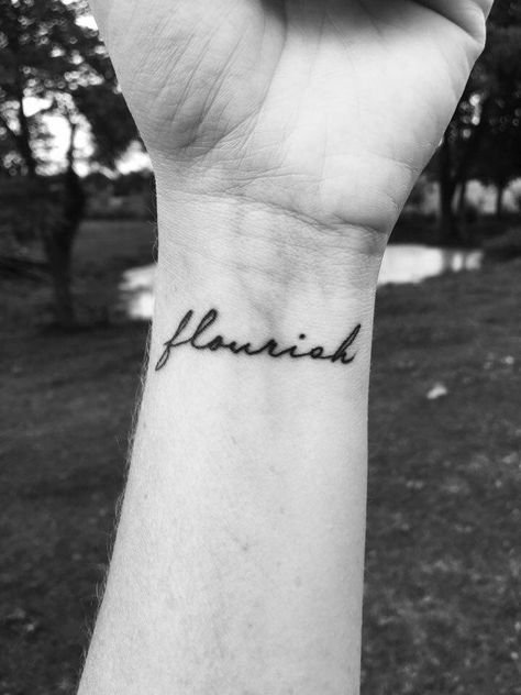 Flourish Tattoo, Tattoos And Piercings, Tatting, Tattoo Quotes, Piercings, Affirmations, Tattoo Ideas, Tattoos, Saying Goodbye