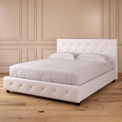 Black Panel Beds, Upholstered Platform Bed Queen, White Platform Bed, Platform Bed Queen, Bed Queen Size, Leather Upholstered Bed, Leather Platform Bed, Gorgeous Bed, White Bed Frame