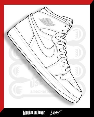 Jordan Painting, Graffiti Drawings, Easy Graffiti, Sneakers Sketch, Easy Graffiti Drawings, Sneakers Drawing, Art Sketches Doodles, Cute Canvas Paintings, Sneaker Art