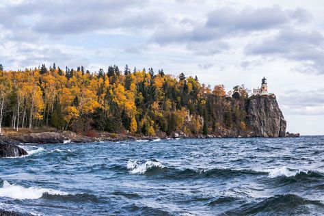 The Best Places to Experience Fall in the Great Lakes - Samantha Brown's Places to Love Rhine River Cruise, Split Rock Lighthouse, Minnesota Lake, Cool Tents, Lake Resort, Scenic Byway, River Cruises, Lake Superior, North Shore