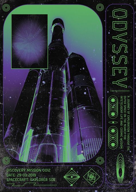 Desain Buklet, Graphic Poster Art, 카드 디자인, Purple And Green, Graphic Design Poster, Retro Futurism, Graphic Design Posters, New Wave, Graphic Poster