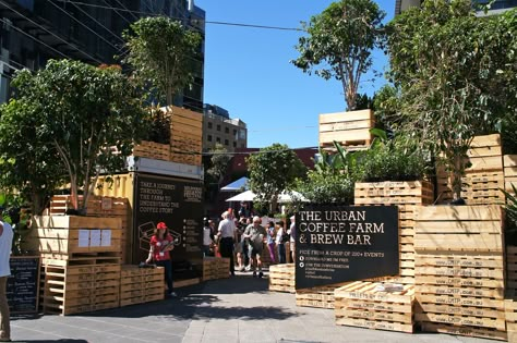 Pop Up Cafe, Brew Bar, Wine And Food Festival, Food Park, Food And Wine Festival, Melbourne Food, Pop Up Bar, Coffee Farm, Pop Up Market