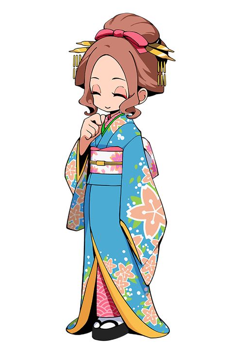 Haru Okumura Geisha Outfit Art - Persona 5 Tactica Art Gallery Geisha Outfit, Haru Okumura, Outfit Art, Shin Megami Tensei Persona, Character Model Sheet, Persona 4, Persona 5, Character Modeling, Memento Mori