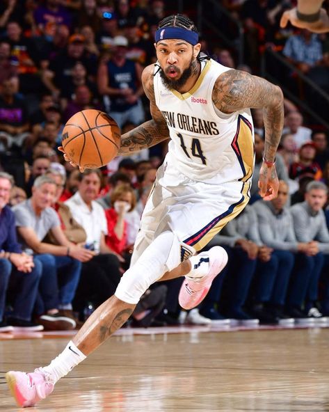 SLAM on Instagram: “Pure hooper. (📸: @pelicansnba)” James Naismith, Brandon Ingram, Nba Wallpapers, Sports Coach, American Sports, Nba, Sports Jersey, Basketball, Wallpapers