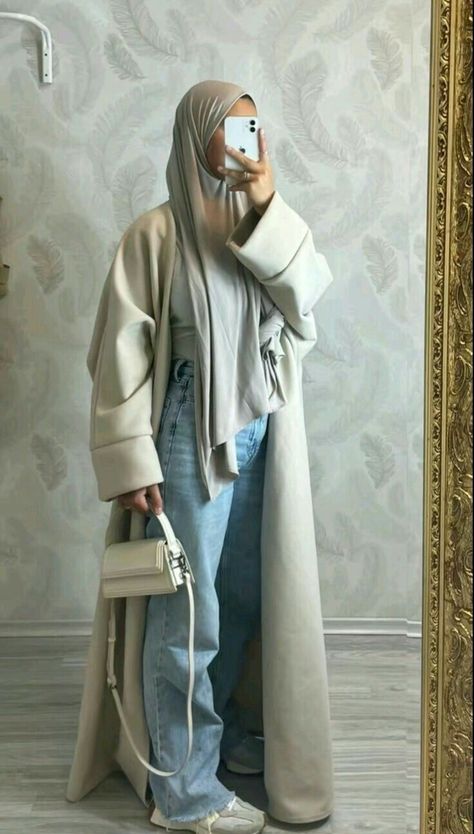 Modest Winter Outfits, Outfits Muslim, Estilo Hijab, Hijabi Fits, Modest Casual Outfits, Stile Hijab, Mode Zara, Muslim Outfits Casual, Hijabi Fashion Casual