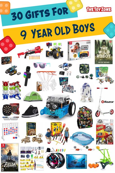 30 Gifts for 9 Year Old Boys Birthday Gifts For Boys 8-10, Birthday Gifts For 7 Year Boy, Christmas Gift Ideas For 7 Year Boy, Best Gifts For 7 Year Boy, Christmas Gifts For 8 Year Boy, Gift Ideas For 7 Year Boy, Christmas Gift Ideas For Boys 8-10, Toys For 8 Year Boy, Gift Ideas For 8 Year Boy