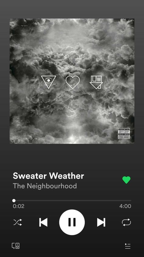 Neighborhood Sweater Weather, Weather Song, Sweater Song, Spotify Songs, Cow Print Wallpaper, Music Poster Ideas, Playlist Ideas, Cool Album Covers, Music Collage