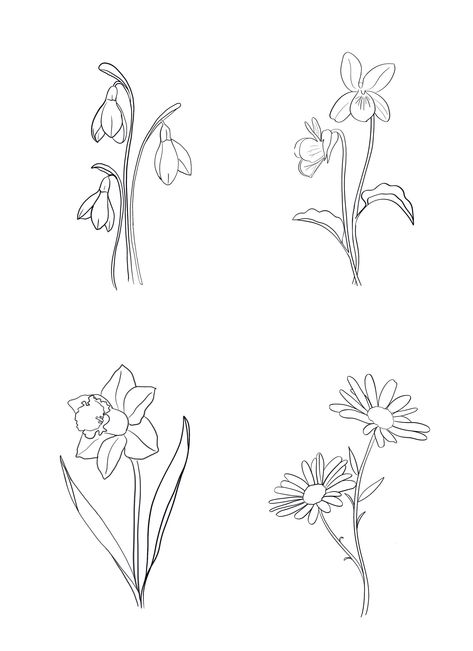 Custom Family Birth Flower, DIGITAL download #flowerart #inkdrawing #floralprints #flowerdrawing July And August Birth Flower Tattoo, January Birth Flower Tattoo Snowdrop, Daffodil And Lily Of The Valley Tattoo, Nov Birth Flower Drawing, Carnation And Snowdrop Flower Tattoo, Carnation And Snowdrop Flower Drawing, Snowdrop Flower Tattoo, February Birth Flower Svg, Aster Flower Tattoos