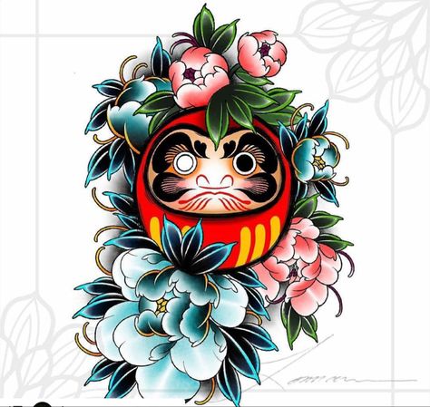 Japanese Peony Tattoo, Small Japanese Tattoo, Daruma Doll Tattoo, Arm Cover Up Tattoos, Japanese Demon Tattoo, Lucky Cat Tattoo, Samurai Tattoo Sleeve, Teacup Tattoo, Foo Dog Tattoo