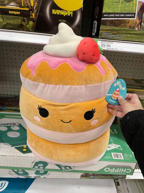 Pancake Squishmallow, Baking Cottagecore, Strawberry Pancake, Target Shop, Strawberry Pancakes, Pink Desserts, Cute Squishies, Shopping Haul, Cute Coquette