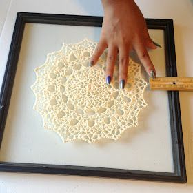 Framed Doilies, Doily Art, Crochet Wall Art, Doilies Crafts, Web Images, Your Crochet, Lace Doilies, Crochet Doily, Vintage Crafts