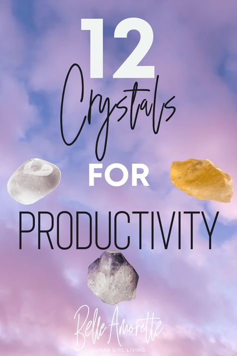 Crystals For Focus And Productivity, Crystals For Work Success, Spells For Motivation, Crystals For Productivity, Crystals For Focus, What Is Spirituality, About Crystals, Productivity Motivation, Witch Tips