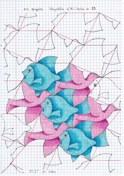 Demi Regular Tessellations, Animal Tesselations, 3d Tessellation, Escher Tessellations, Free Graphic Organizers, Tessellation Art, Escher Art, Tessellation Patterns, Opt Art