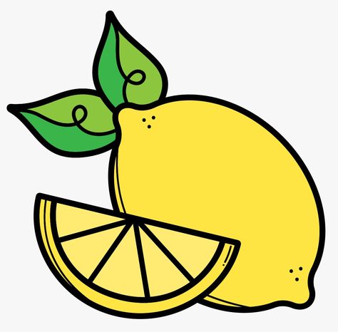 Lemon Clipart, Creative Clips Clipart, Bus Art, Flower Pattern Drawing, Free Kids Coloring Pages, Fruit Clipart, Fruit Cartoon, Fruits Drawing, Preschool Arts And Crafts