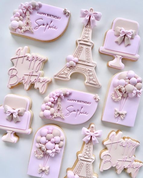 Paris Birthday Theme Kids, Paris Themed Wedding, Paris Theme Cookies Birthday, Paris Themed Macarons, Paris Themed Cakes Sweet 16, Girls Paris Birthday Party, French Baby Shower Theme, Paris Quinceanera Theme, Paris Cookies