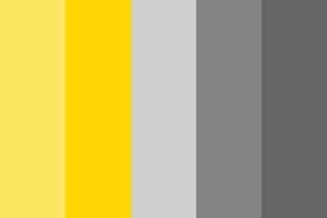 Yellow Color Palette Bedroom, Grey Color Pallets, Rgb Code, Schematic Diagram, Accent Wall Colors, Pantone Palette, Code Color, Website Color Palette, Black Color Palette