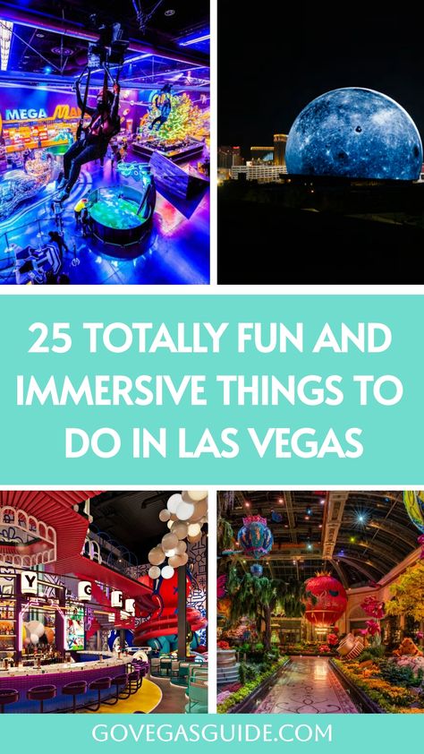 Las Vegas is the ultimate playground for those who crave unique, immersive experiences. This city is full of quirky, immersive experiences that go way beyond the Strip. Use this guide to discover the coolest attractions in Las Vegas. Las Vegas Experiences, Unique Things To Do In Las Vegas, Las Vegas Museums, Arte Museum Las Vegas, Las Vegas To Do List, Las Vegas Off The Strip, Living In Vegas, Best Things To Do In Las Vegas, Fun Things To Do In Las Vegas